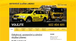 Desktop Screenshot of odtahliberec.cz