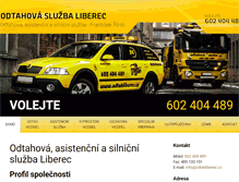 Tablet Screenshot of odtahliberec.cz
